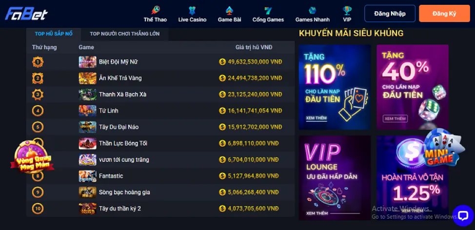 Giao diện cá cược đá gà trực tuyến tại 89BET01